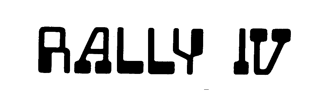 Trademark Logo RALLY IV