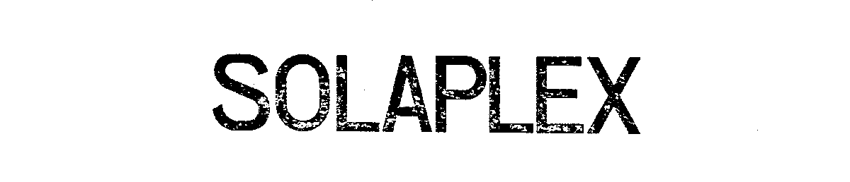 Trademark Logo SOLAPLEX