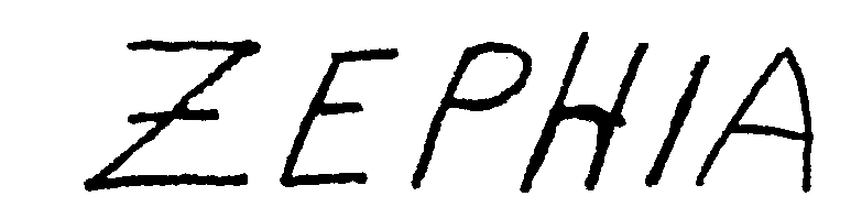Trademark Logo ZEPHIA