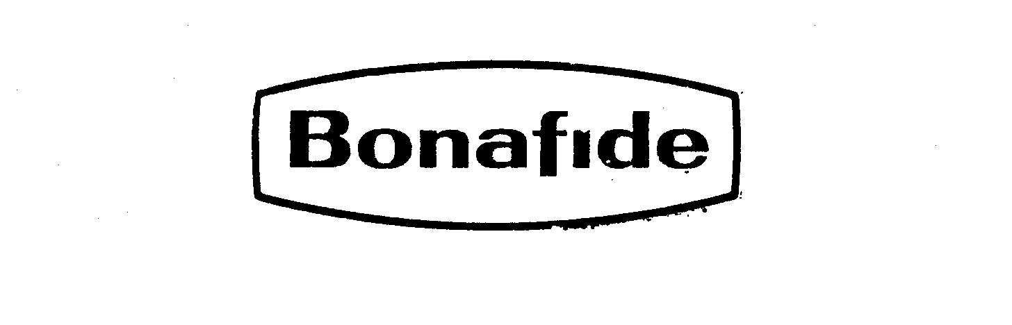 Trademark Logo BONAFIDE