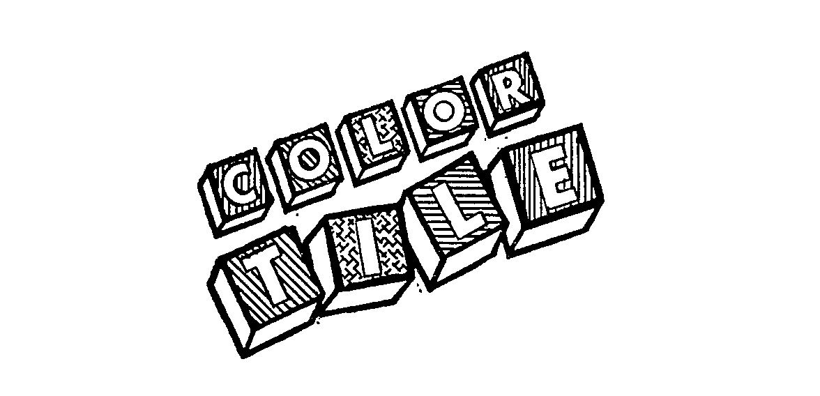 Trademark Logo COLOR TILE