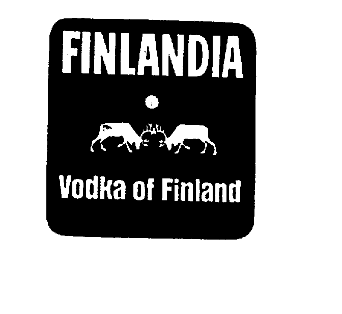 Trademark Logo FINLANDIA VODKA OF FINLAND