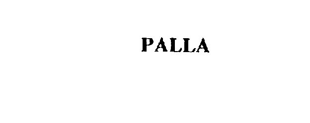 Trademark Logo PALLA