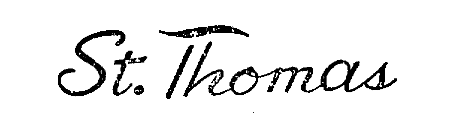 Trademark Logo ST. THOMAS