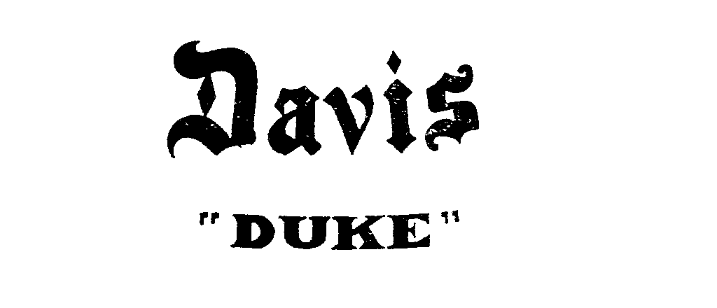 Trademark Logo DAVIS "DUKE"