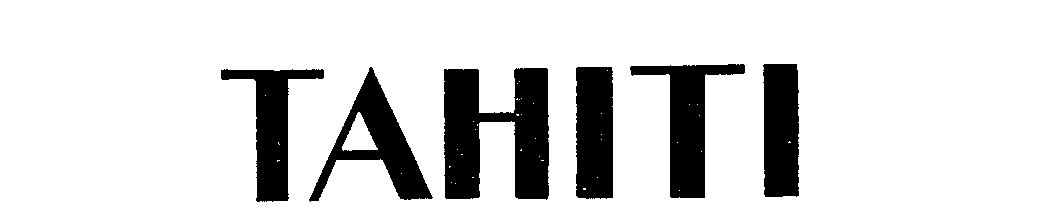 Trademark Logo TAHITI