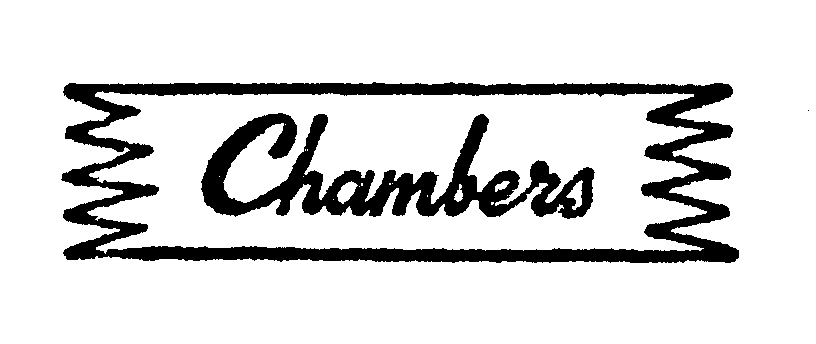 Trademark Logo CHAMBERS