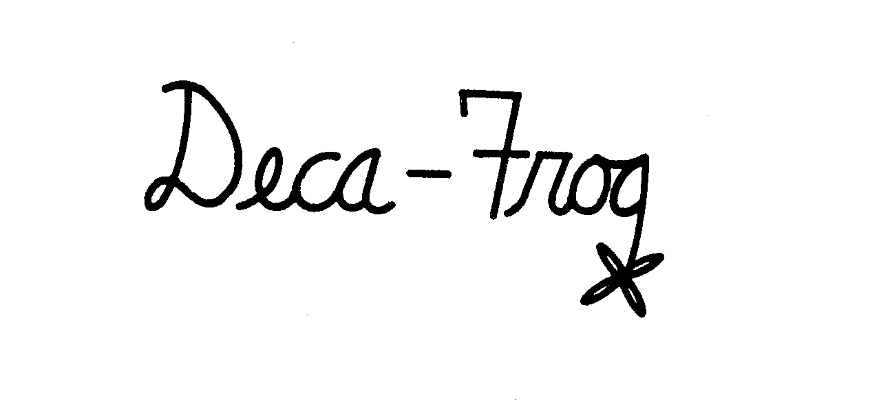 Trademark Logo DECA-FROG