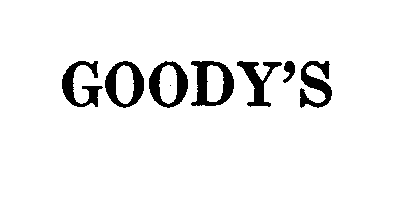 Trademark Logo GOODY'S