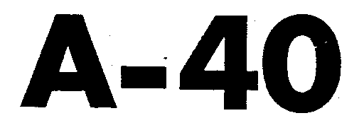 Trademark Logo A-40
