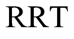 Trademark Logo RRT