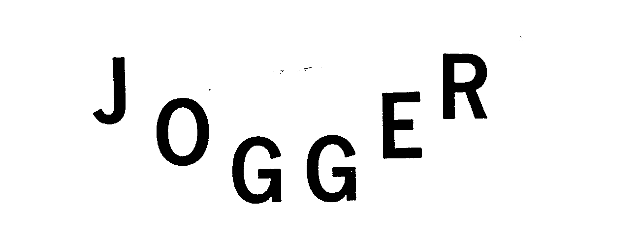 Trademark Logo JOGGER