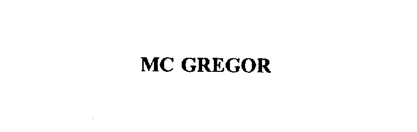  MC GREGOR