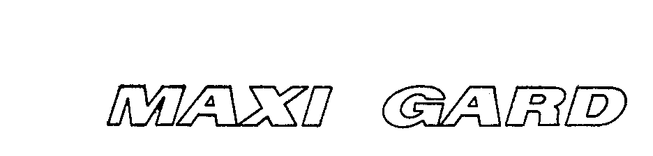 Trademark Logo MAXI-GARD