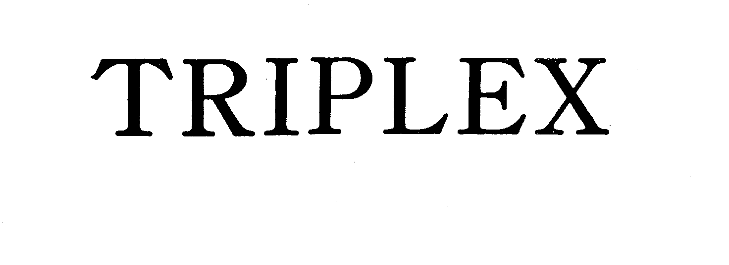 Trademark Logo TRIPLEX
