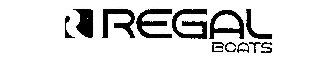 Trademark Logo R REGAL BOATS