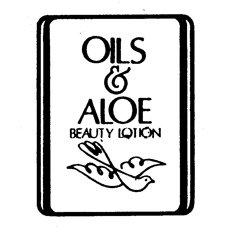 Trademark Logo OILS & ALOE BEAUTY LOTION