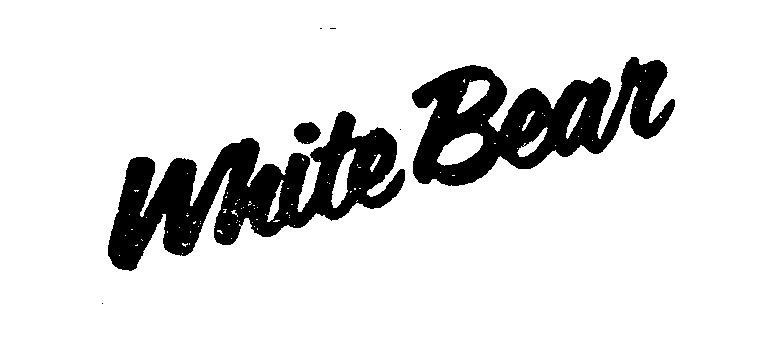 Trademark Logo WHITE BEAR