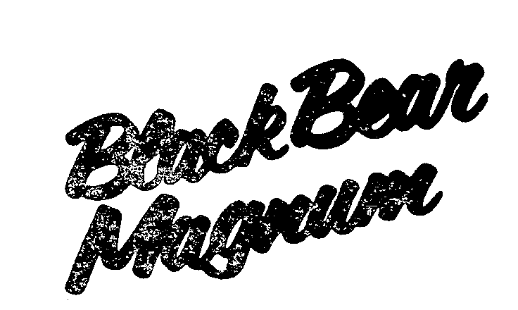 Trademark Logo BLACK BEAR MAGNUM
