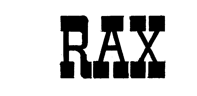 Trademark Logo RAX
