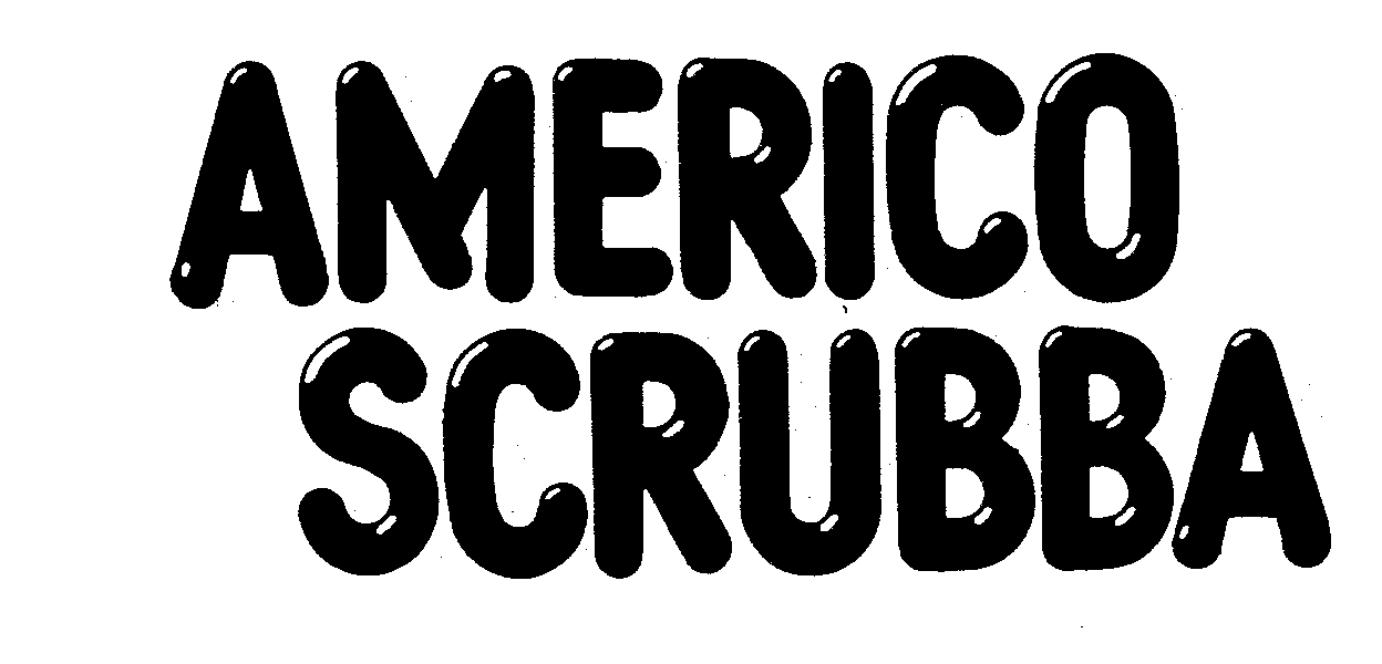 Trademark Logo AMERICO SCRUBBA