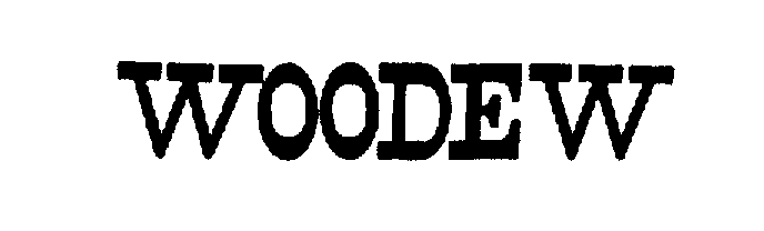 Trademark Logo WOODEW