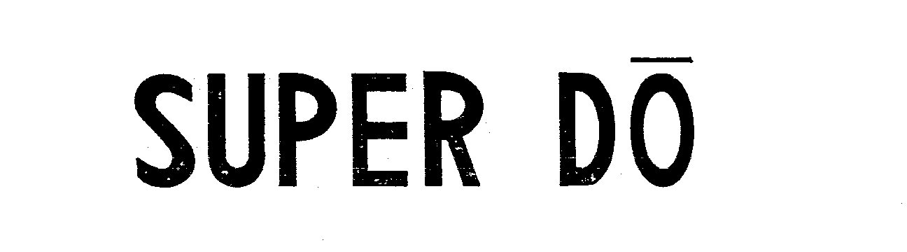 Trademark Logo SUPER DO