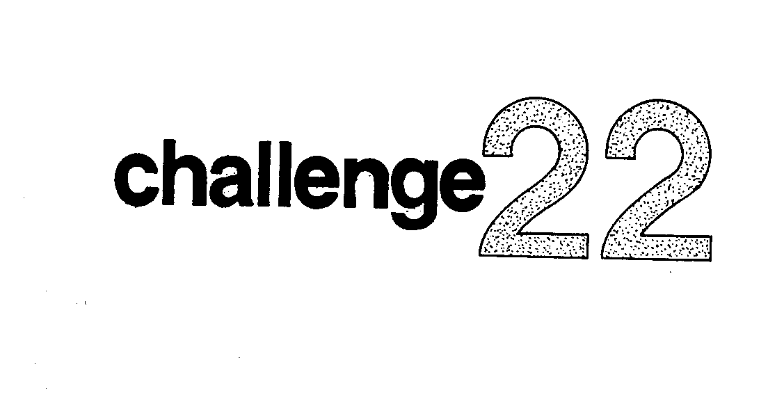 Trademark Logo CHALLENGE 22