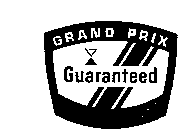 Trademark Logo GRAND PRIX GUARANTEED