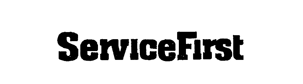 Trademark Logo SERVICEFIRST