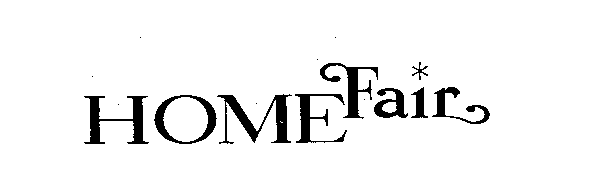 Trademark Logo HOME FAIR