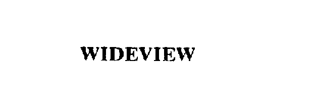 Trademark Logo WIDEVIEW