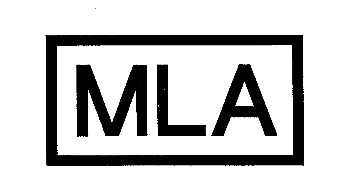 Trademark Logo MLA