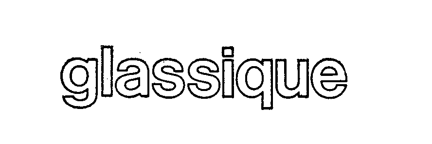 Trademark Logo GLASSIQUE