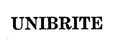 Trademark Logo UNIBRITE
