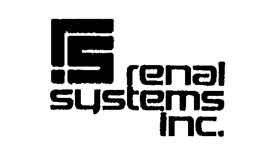 Trademark Logo RSI RENAL SYSTEMS