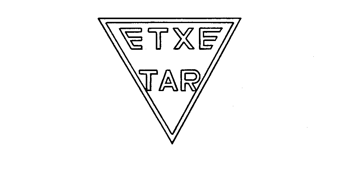 Trademark Logo ETXE TAR