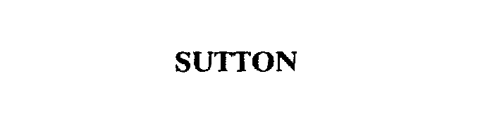 Trademark Logo SUTTON