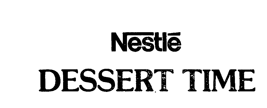  NESTLE DESSERT TIME