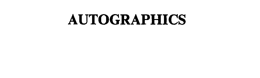  AUTOGRAPHICS