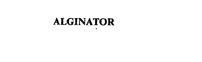 Trademark Logo ALGINATOR