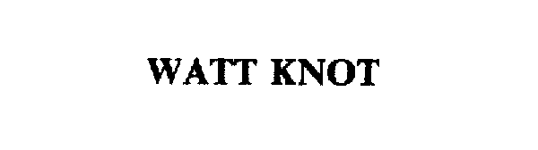 Trademark Logo WATT KNOT