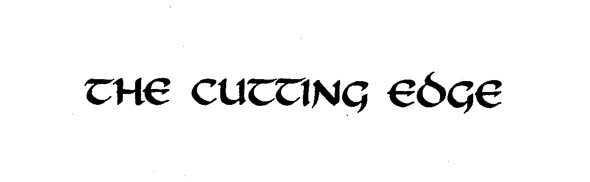 Trademark Logo THE CUTTING EDGE