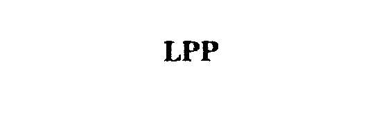 Trademark Logo LPP