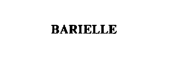 Trademark Logo BARIELLE