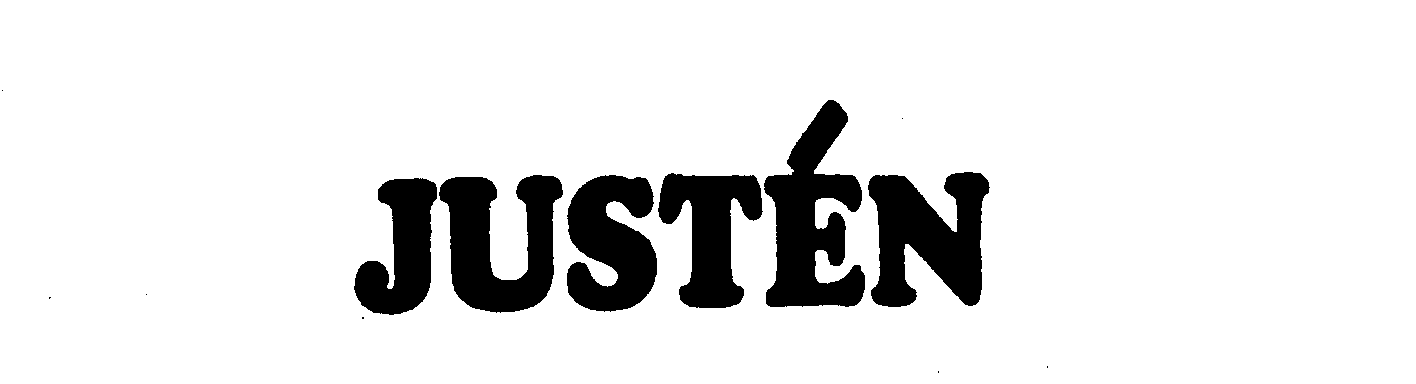 Trademark Logo JUSTEN