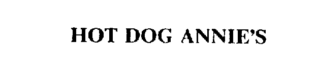 Trademark Logo HOT DOG ANNIE'S