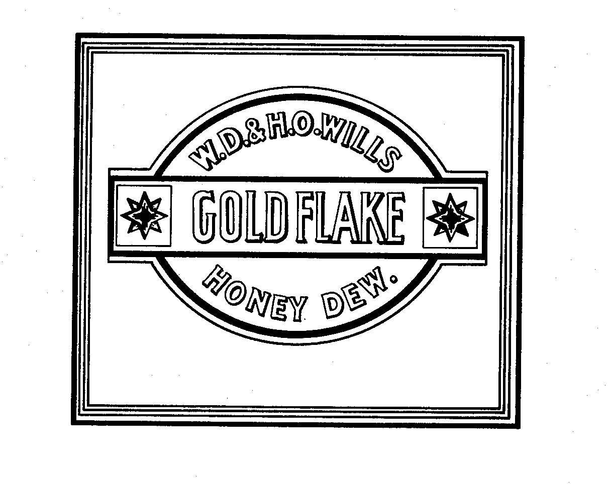  GOLD FL;AKE W.D. AND H.O. WILLS HONEY DEW