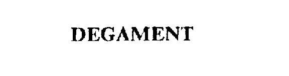 Trademark Logo DEGAMENT
