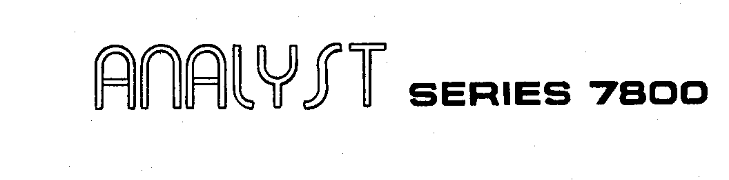 Trademark Logo ANALYST SERIES 7800